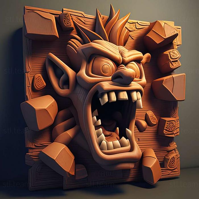 3D модель Игра Crash Bandicoot Огромное приключение (STL)